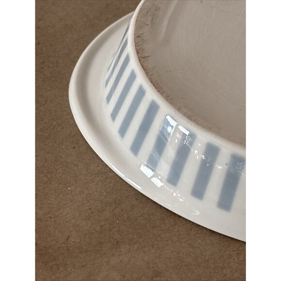 Schonwald Germany Lukull Feuerfest Shallow Baking Dish Blue Stripes Still Life - Picture 5 of 9